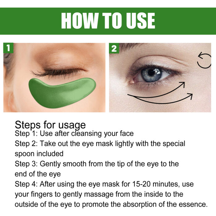 Seaweed Firming Eye Mask, Gentle Moisturizing, Nourishing And Caring Eye Mask For Daily Eye Care - Image 7