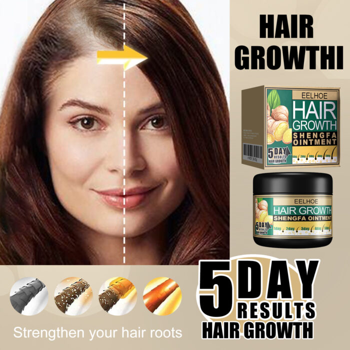 Ginger Hair Care Cream Nourishing, Soft, Nourishing And Repairing Dry Scalp Massage Cream - Image 3