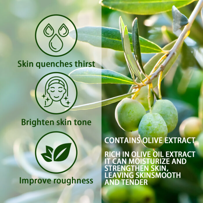 Olive Acne-Clearing Essence, Lightening Acne Mark Removing Closed Mouth Acne Dark Skin Repair Essence - Image 6
