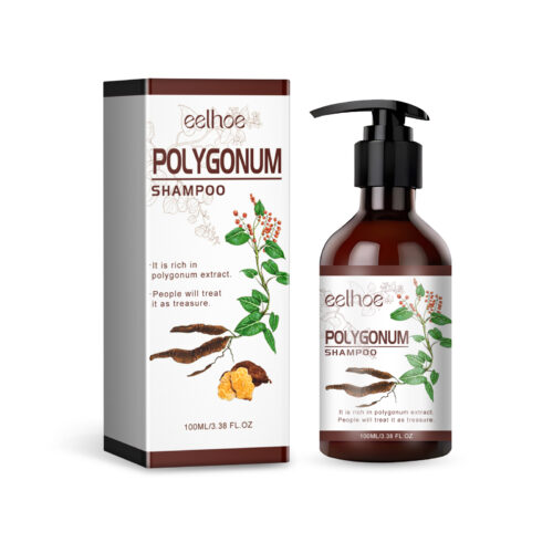 Polygonum Shampoo, Clean And Nourish Hair Roots Natural Black Hair Strong And Solid Hair Care