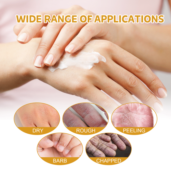 Rice Raw Pulp Hand Cream, Moisturizes And Brightens Skin To Reduce Dry, Rough And Itchy Hand Care Cream - Image 4