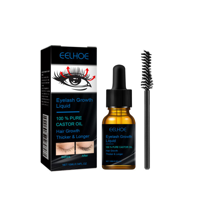 Castor Oil Mascara Daily Natural Eyelash Curl & Curl Beauty Gentle Moisturizing Treatment - Image 2