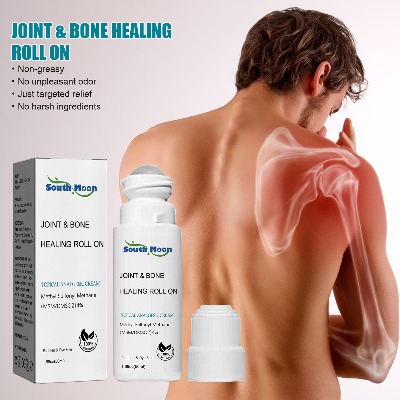 Joint & Bone Healing Roll On, Relieve Knee Joint Shoulder Neck Lumbar Soreness Body Care Ball