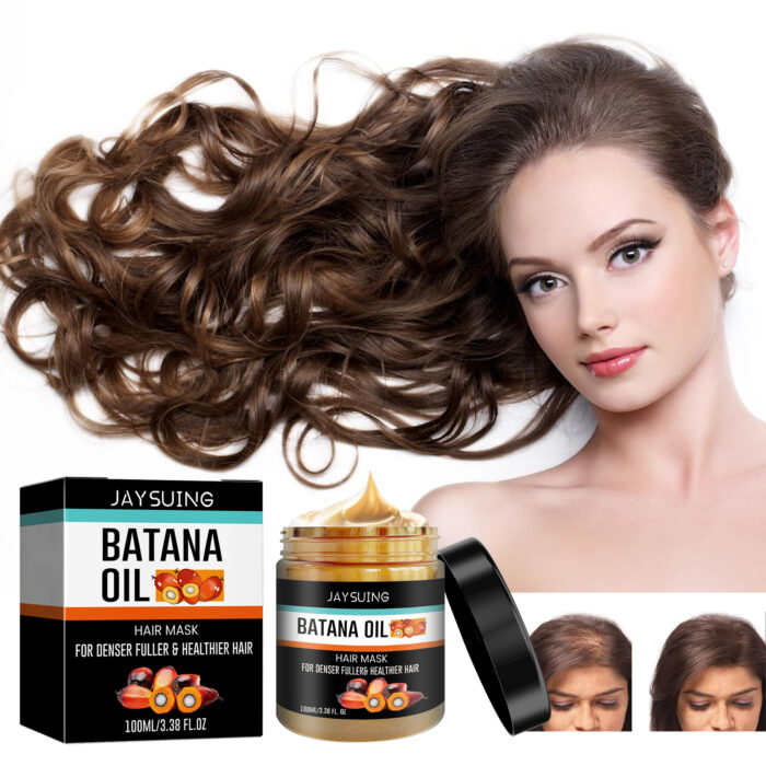 Batana Dense Hair Mask Solid Hair Dense Hair Deep Moisturizing Repair Dye Perm Hair Care Mask - Image 3
