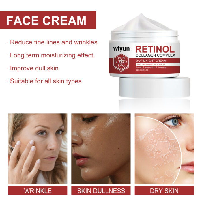 Retinol Whitening Fine Line Cream Moisturizing, Whitening, Firming, Moisturizing And Deep Hydrating Cream - Image 5
