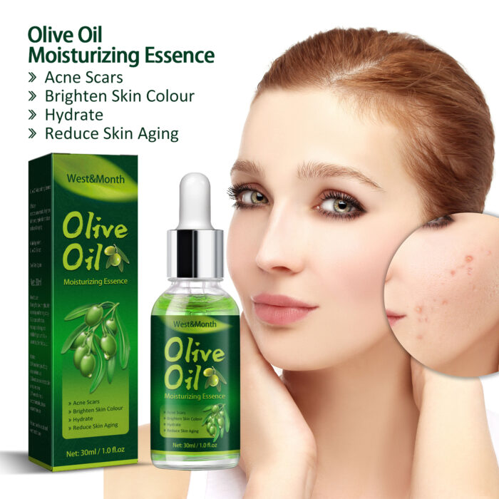 Olive Acne-Clearing Essence, Lightening Acne Mark Removing Closed Mouth Acne Dark Skin Repair Essence - Image 3