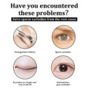 Eyelash Serum, Natural Beauty Curl Black Thick Slender Long Gentle Not Easily Stained Mascara