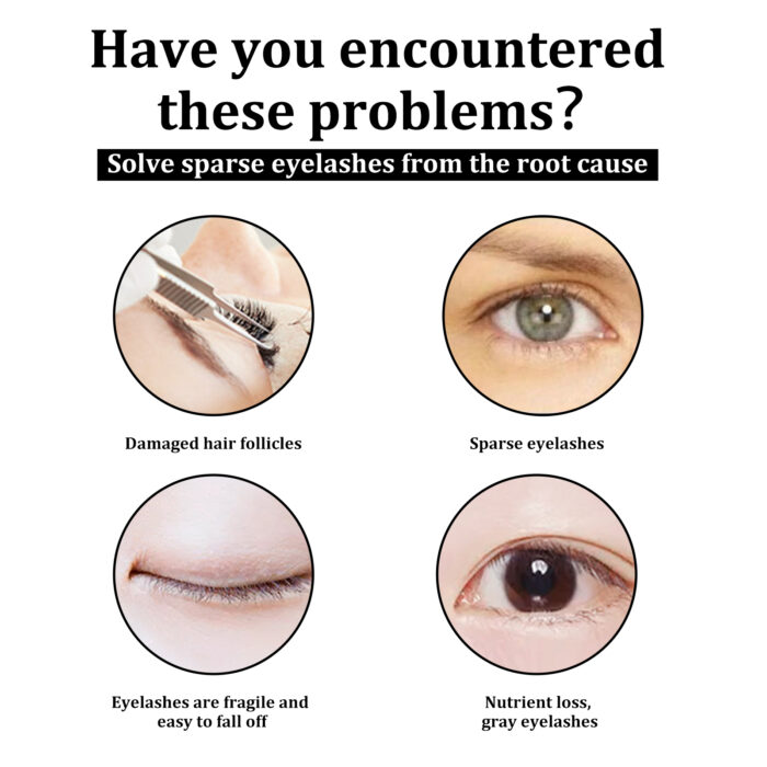 Eyelash Serum, Natural Beauty Curl Black Thick Slender Long Gentle Not Easily Stained Mascara - Image 5