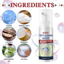 Tooth Cleaning Mousse, Mouth Clean Fresh Bright White Anti-decay Foam Toothpaste
