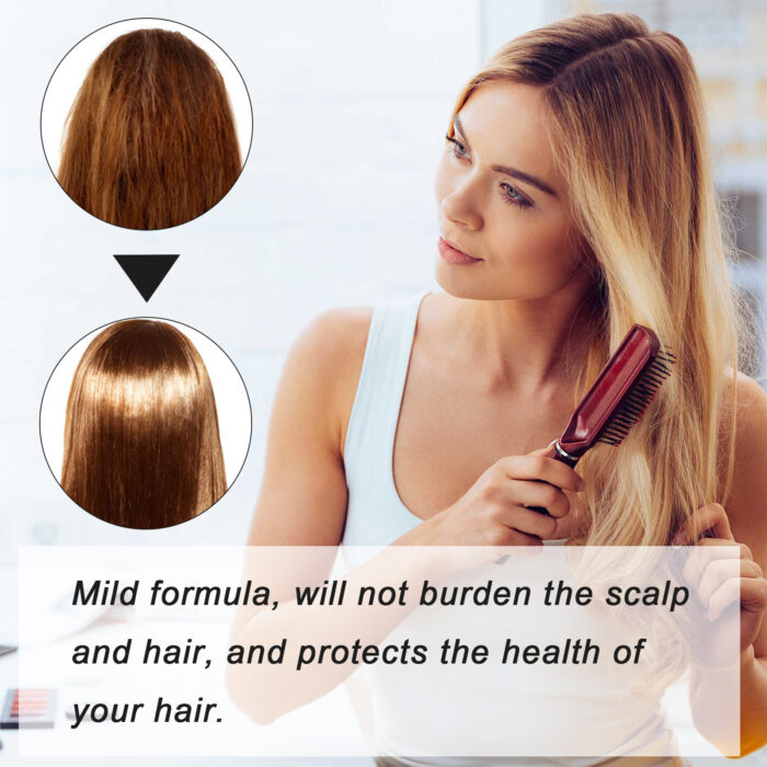 Protein Correcting Hair Straightening Cream, Smoothing And Repairing Damaged Hair Smoothing Cream Without Straightening - Image 4