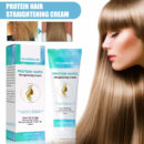 Protein Hair Straightening Cream, Non-straightening Long-lasting Styling Repair Damage Soft Cream