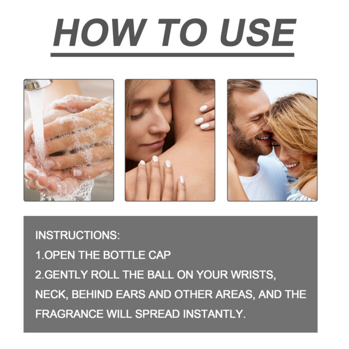 Roll On Perfume, Natural Fresh Lasting Fragrance Dating Atmosphere Portable Niche Perfume - Image 9