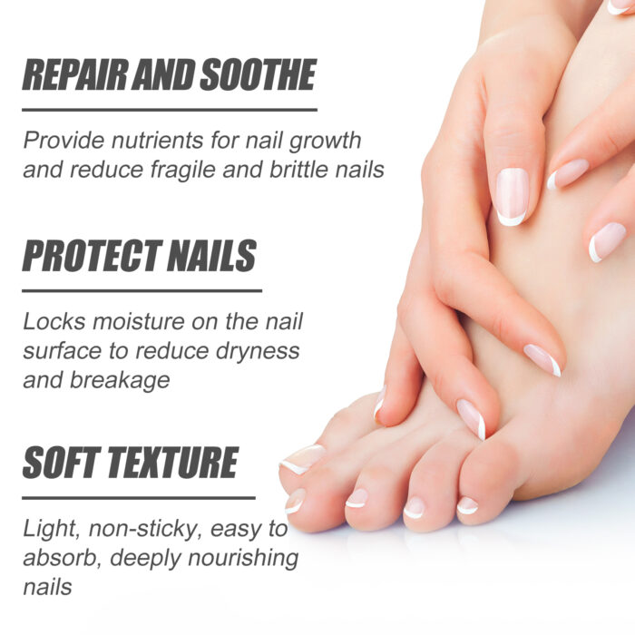 Herbal Nail Nourishing Essence, Hand And Foot Moisturizing Care And Repair Thickening Nail Grey Nail Inlaid Nail Shine Essential Oil - Image 5