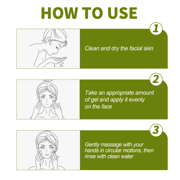 Face Brightening Peeling Gels, Facial Cleansing Exfoliation Skin Pores Hydrating Firming Beauty Gels - Image 7