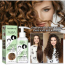 Curly Hair Elastin, Moisturizing Curly Hair Styling Fluffy Elastic Strong Hair Smoothing Frizz And Hair Care