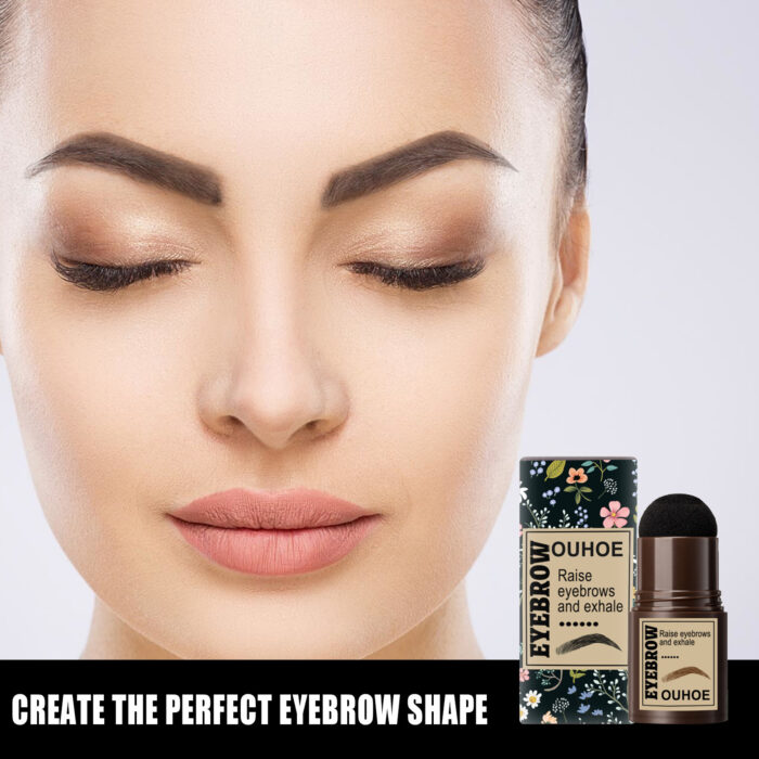 Eyebrow Stamp, Thrushy Brow Print Lazy Waterproof Sweatproof Makeup And Hairline Shade Powder - Image 5