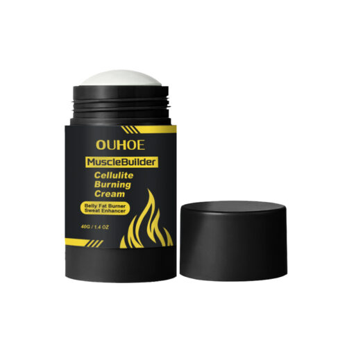 Ouhoe Muscle Strengthening Abs Cream Abs Vest Line Exercise Oil Sweat Heat Strengthen And Tighten Muscles