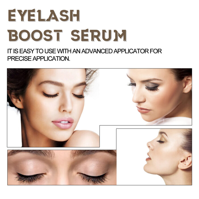 Eyelash Boost Serum, Black Thick Eyelashes Curling Beautiful Slender Long Natural Makeup Not Easy To Stain Mascara - Image 4