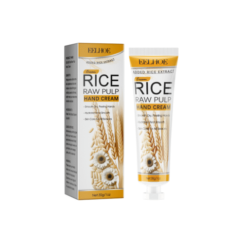 Rice Raw Pulp Hand Cream, Moisturizes And Brightens Skin To Reduce Dry, Rough And Itchy Hand Care Cream