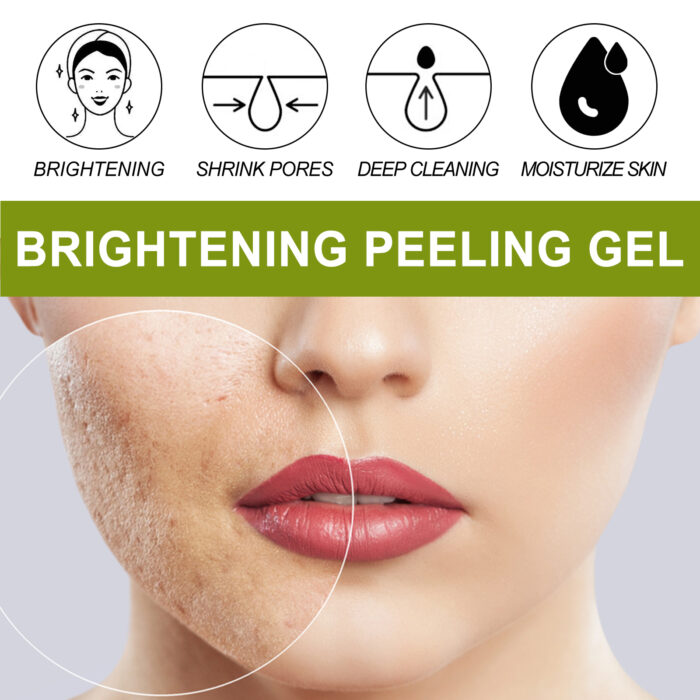 Face Brightening Peeling Gels, Facial Cleansing Exfoliation Skin Pores Hydrating Firming Beauty Gels - Image 5