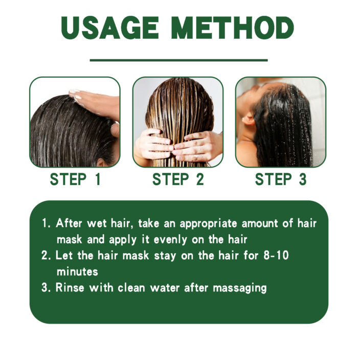 Keratin Hair Mask, Moisturize Repair Split Ends Dry And Frizzy Smooth Hair Care Mask - Image 7