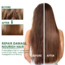Keratin Hair Mask, Moisturize Repair Split Ends Dry And Frizzy Smooth Hair Care Mask