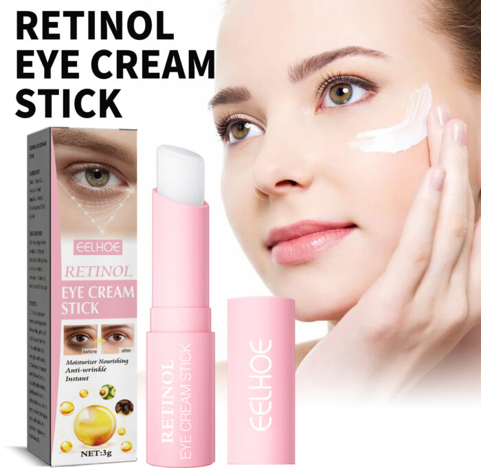 Retinol Eye Cream Stick, Moisturizes And Improves Fine Lines, Crow's Feet, Dark Circles And Tights The Eye Skin - Image 3