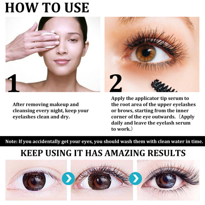 Castor Oil Mascara Daily Natural Eyelash Curl & Curl Beauty Gentle Moisturizing Treatment - Image 7
