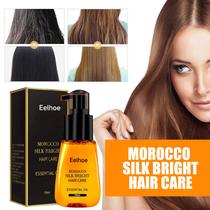 Anti-Frizz Hair Essence Repair Perm Dye Dry Split Hair Moisturizing Hair Smoothing Hair Essential Oil - Image 3