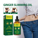 Ginger Body Shaping Essential Oil, Shaping Body Tightening And Slimming Care Massage Essential Oil