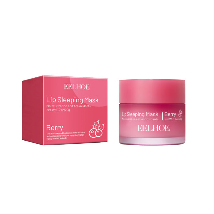 Lip Sleeping Mask, Moisturizing Gently Exfoliating Dead Skin Plump Smooth Lip Mask - Image 2
