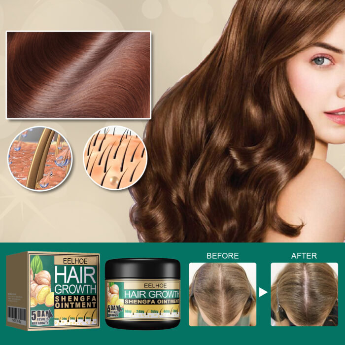 Ginger Hair Care Cream Nourishing, Soft, Nourishing And Repairing Dry Scalp Massage Cream - Image 4