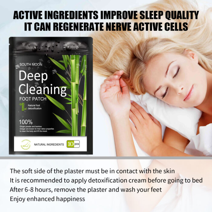Natural herbal foot patch to relieve physical and mental stress Foot massage to help sleep foot patch - Image 5