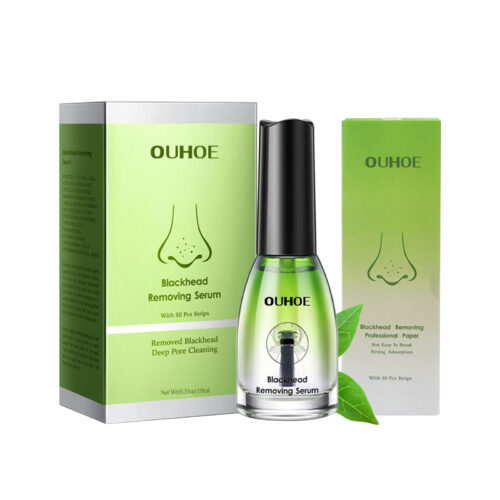 Blackhead Removing Serum Suit, Clean Pores Fine Oil Control Clean Repair Acne Blackhead Nose Patch