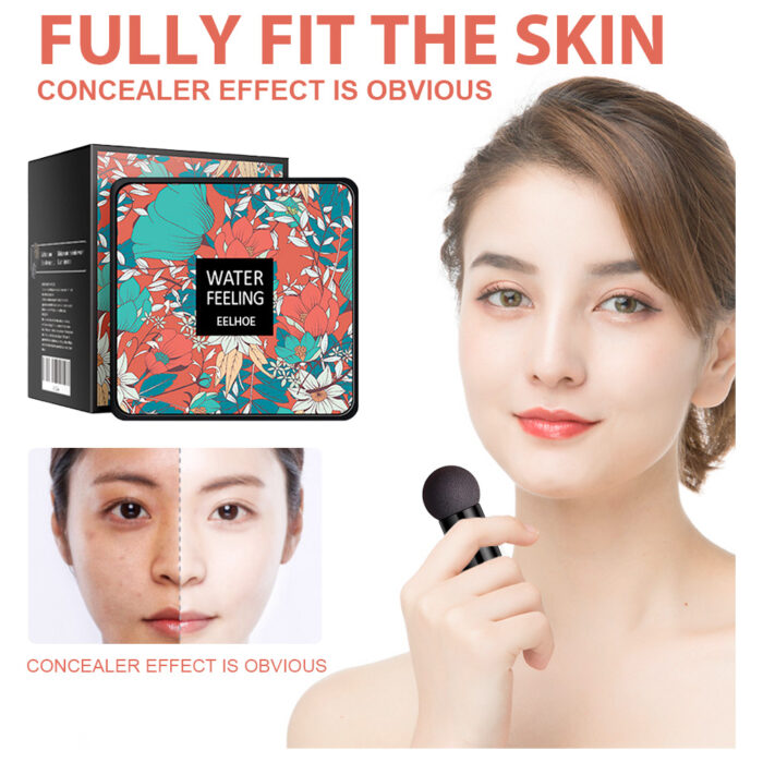 Water Feeling BB Cream, Mushroom Air Cushion To Cover Blemishes Waterproof Sweat Resistant Makeup Cushion BB Cream - Image 4