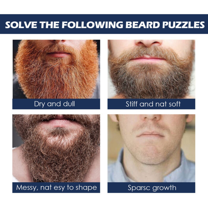 Facial Hair Care Oil Strengthens Root And Moisturizes And Brightens Men's Facial Hair - Image 4