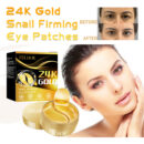 24K Gold Snail Firming Eye Patches, Improve Eye Wrinkles And Tear Furrows, Tighten And Lift The Skin Around The Eyes And Moisturize