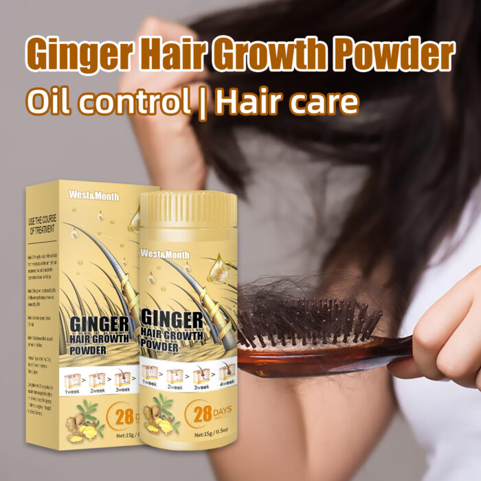 Ginger Powder, Hair Root Treatment Moisturizes and thickens hair, Strengthens and prevents hair loss - Image 4