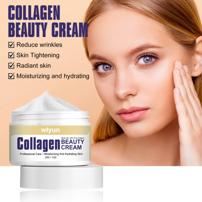 Collagen Cream Firming, Smoothing, Smoothing, Fine Lines, Anti-Wrinkle, Moisturizing And Moisturizing Cream - Image 3