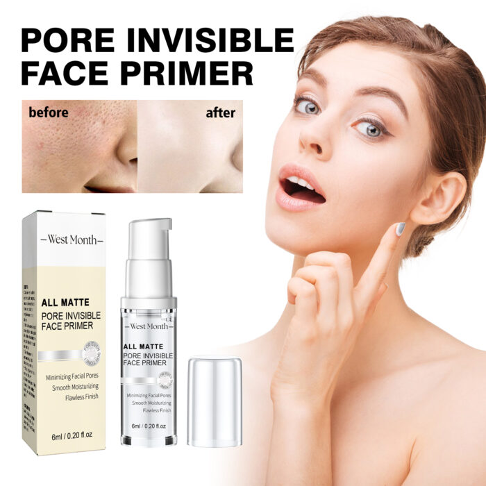 Pore Contouring Primer, Brightening Moisturizing Concealer Natural Contouring Primer - Image 3