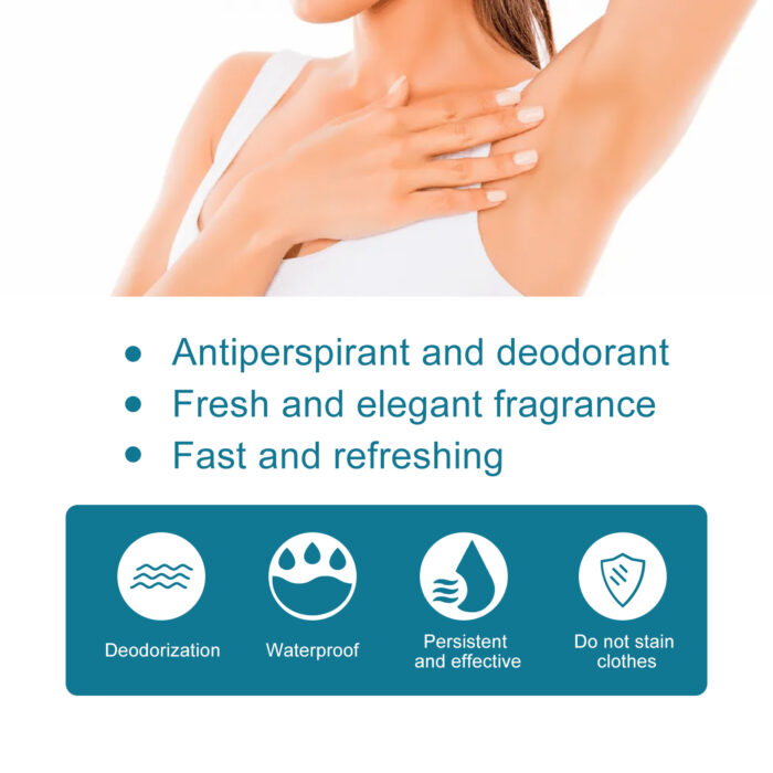 Coconut Oil Underarm Deodorant, Lighten Underarm Odor Refreshing And Fragrance Antiperspirant Cream - Image 5
