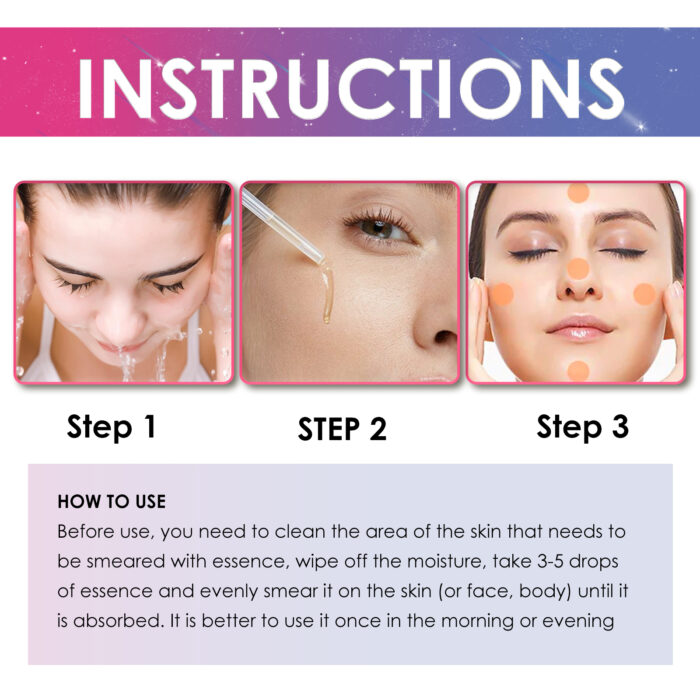 Freckle Removing Anti-aging Essence, Facial Firming Anti-wrinkle Lightening Melasma Stain Nourishing Skin Essence - Image 7