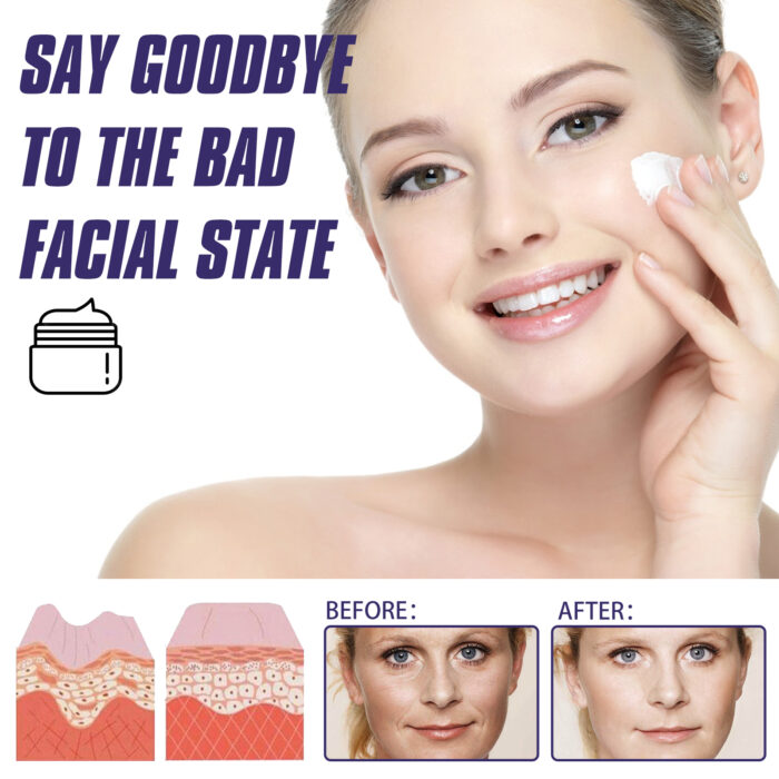 Collagen Cream Firming, Smoothing, Smoothing, Fine Lines, Anti-Wrinkle, Moisturizing And Moisturizing Cream - Image 4