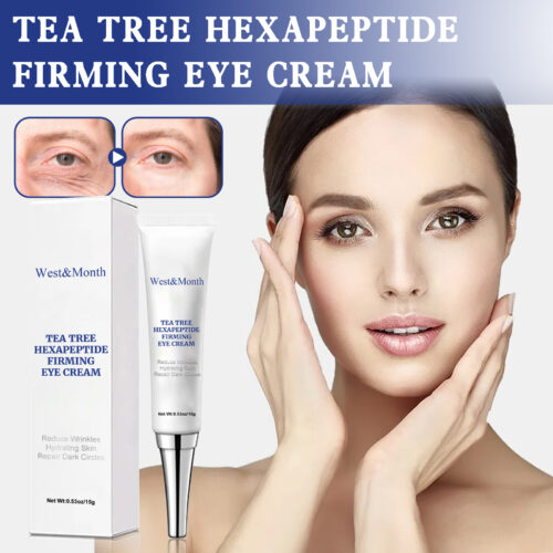Tea Tree Hexapeptide Firming Eye Cream, Eye Care Cream To Reduce Fine Lines And Repair Eye Skin