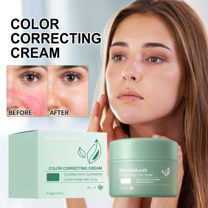 Color Correction Treatment Cream, Lighten Spots After Sun Repair Moisturizing Skin Beauty Cream - Image 3