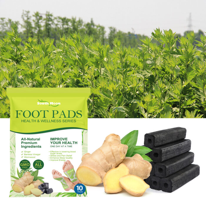 Foot Pads, Foot Massage Ginger Removing Moisture And Cold Body Health Care Foot Pad - Image 6