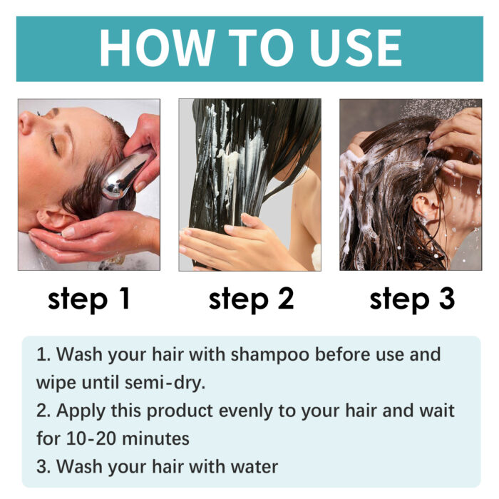 Protein Correcting Hair Straightening Cream, Smoothing And Repairing Damaged Hair Smoothing Cream Without Straightening - Image 7
