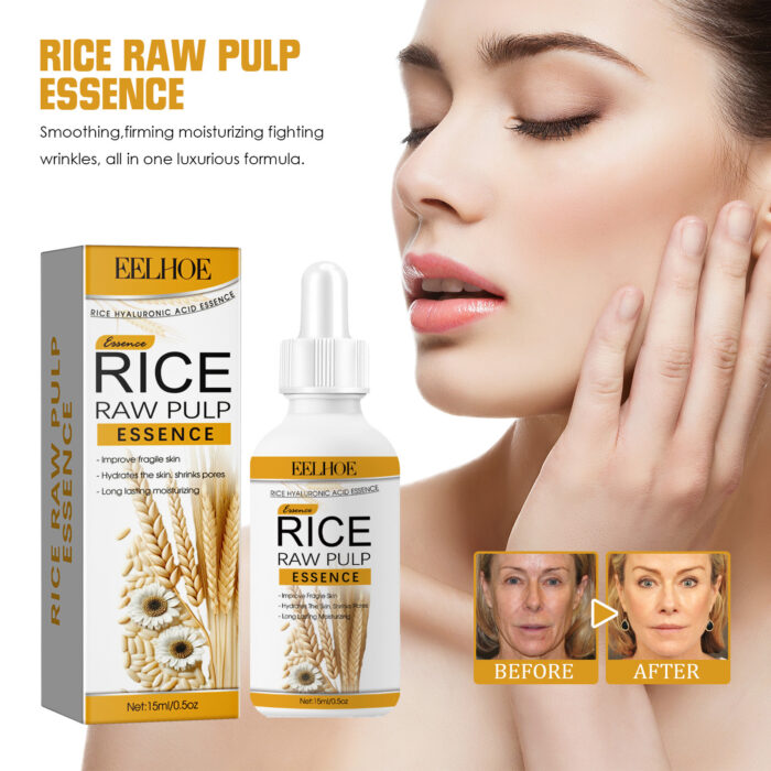 Rice Hyaluronic Acid Essence Moisturizing, Hydrating, Brightening And Improving Dark Complexion Facial Essence - Image 3