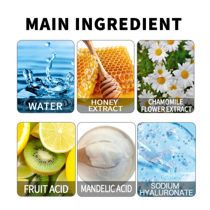 Honey Peel Mask, Tightens Pores Brightens Darkens Skin And Gently Removes Blackheads Apply Facial Mask - Image 6