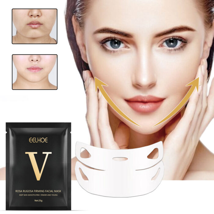 V-shaped Face Lifting Facial Mask, Tightens And Lifts Facial Skin Shapes Facial Mask - Image 2